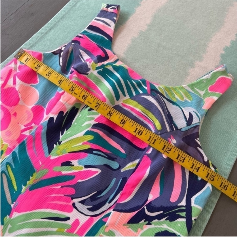 Lilly Pulitzer Cathy Shift Dress Exotic Garden Print Sleeveless 0 - Picture 10 of 12
